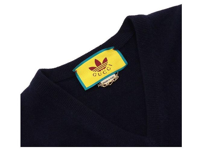 Gucci Unisex Strickweste mit besticktem Logo - Ansicht 5