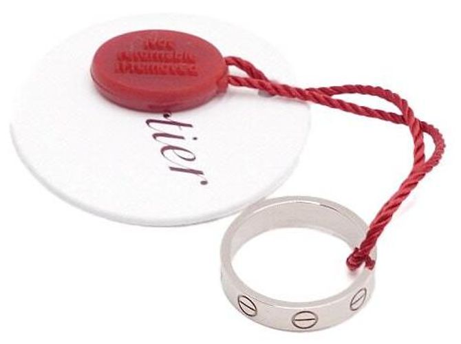 Cartier Ehering aus Weißgold Love Ring - Ansicht 2