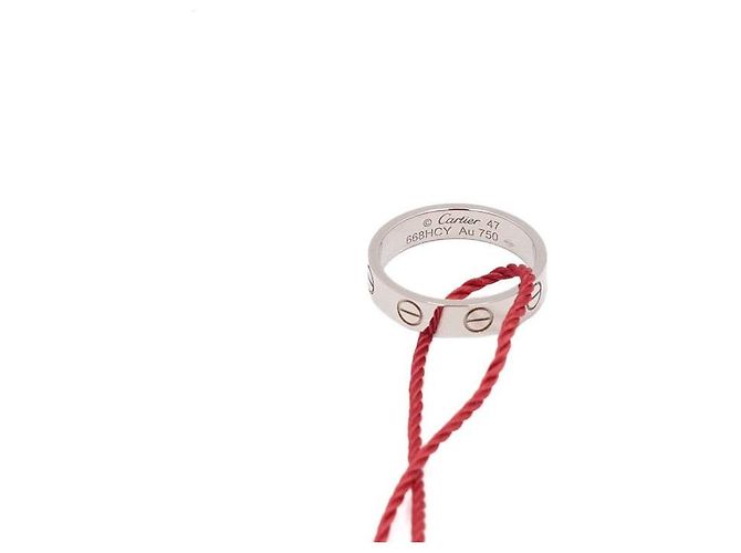 Cartier Ehering aus Weißgold Love Ring - Ansicht 3