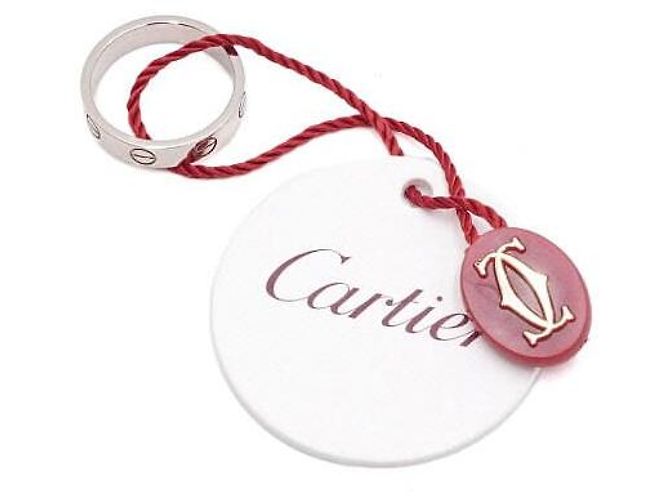 Cartier Ehering aus Weißgold Love Ring - Ansicht 4