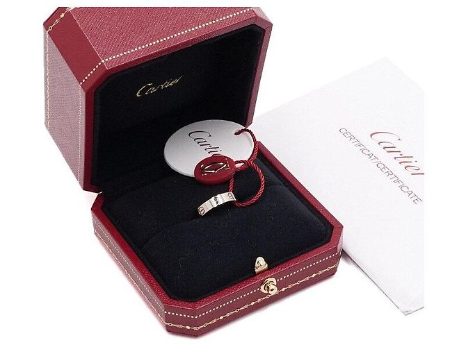 Cartier Ehering aus Weißgold Love Ring - Ansicht 5