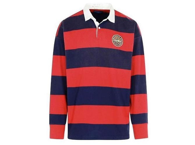 Ralph Lauren Vintage Fit Rugby-Shirt aus Jersey mit Streifen - Ansicht 4