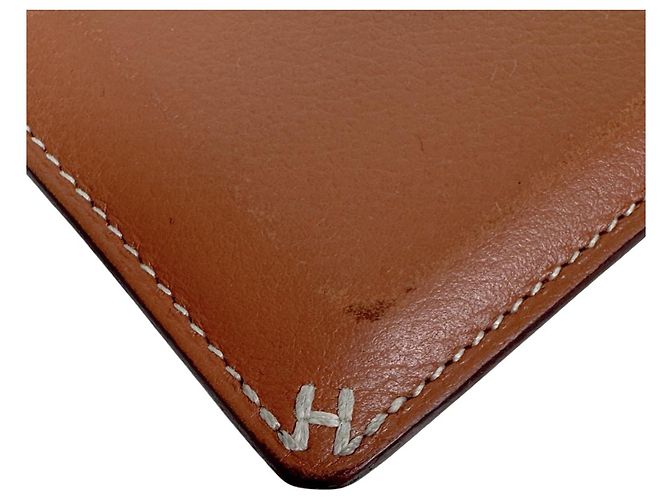 Hermès Tarjetero Celine Logo Twill Business Card Holder Apso Gold Dorado - vista 10