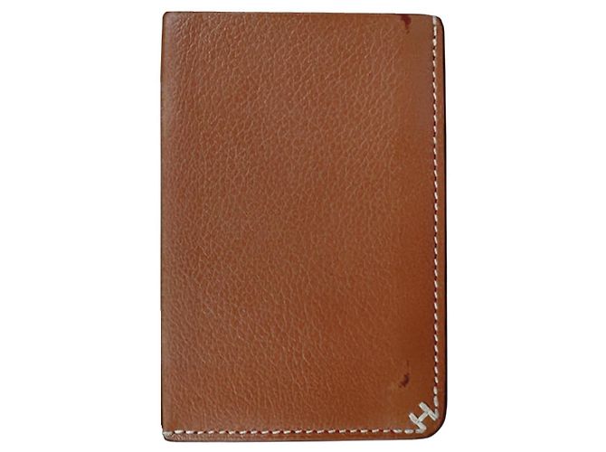 Hermès Tarjetero Celine Logo Twill Business Card Holder Apso Gold Dorado - vista 2