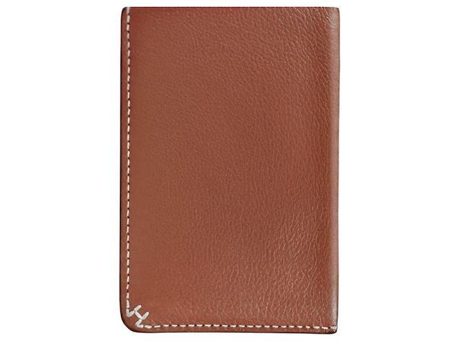 Hermès Tarjetero Celine Logo Twill Business Card Holder Apso Gold Dorado - vista 5