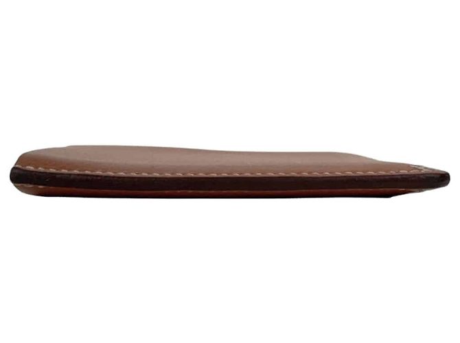 Hermès Tarjetero Celine Logo Twill Business Card Holder Apso Gold Dorado - vista 7