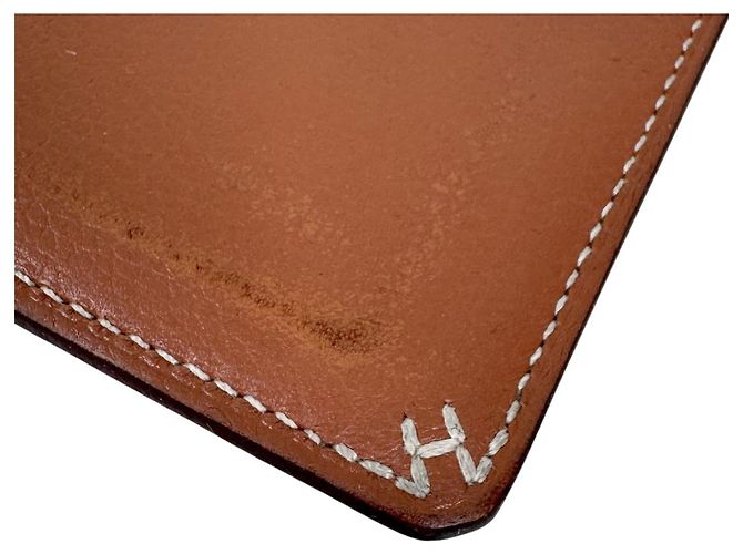 Hermès Tarjetero Celine Logo Twill Business Card Holder Apso Gold Dorado - vista 9