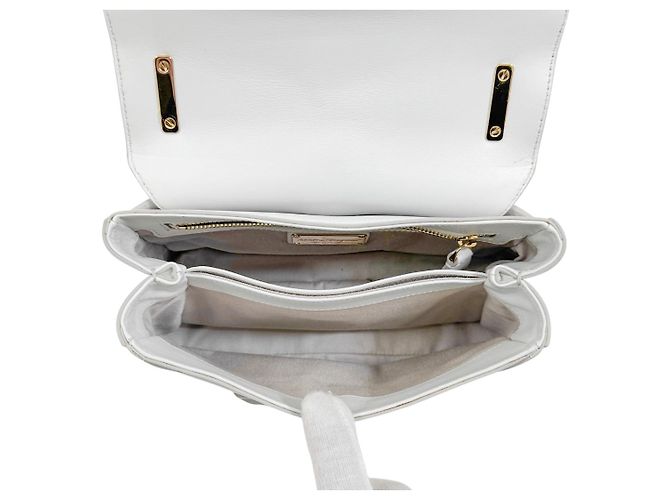 Salvatore Ferragamo Borsa a spalla e crossbody Lexi in pelle Bianca Bianco - vista 10