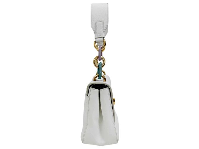 Salvatore Ferragamo Borsa a spalla e crossbody Lexi in pelle Bianca Bianco - vista 7