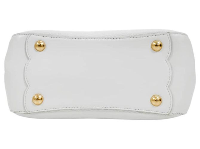 Salvatore Ferragamo Borsa a spalla e crossbody Lexi in pelle Bianca Bianco - vista 8