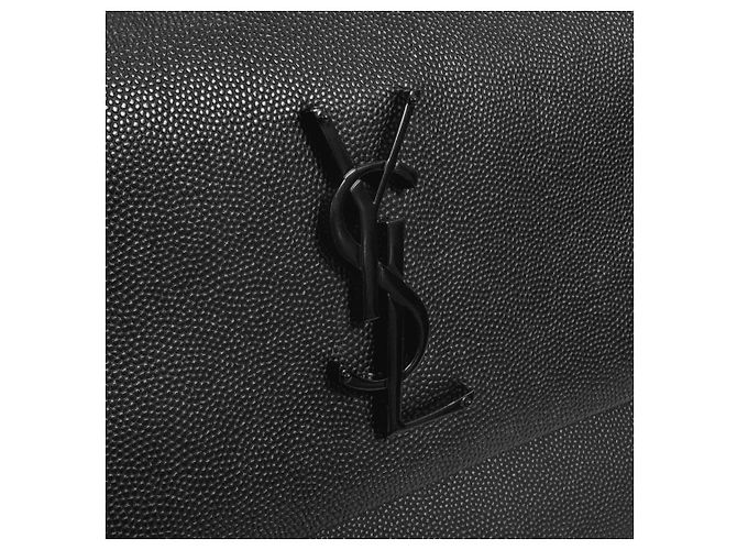 Saint Laurent Borsa a tracolla Monogram West Chain Hollywood Black Medium Nero - vista 10
