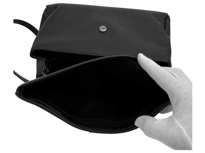 Saint Laurent Borsa a tracolla Monogram West Chain Hollywood Black Medium Nero - vista 13