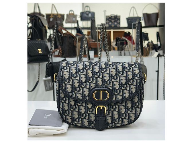 Dior Bobby Hobo Bag Medium Blau - Ansicht 3