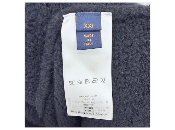 Louis Vuitton Intarsia-Strickpullover Rundhals schwarz - Ansicht 7