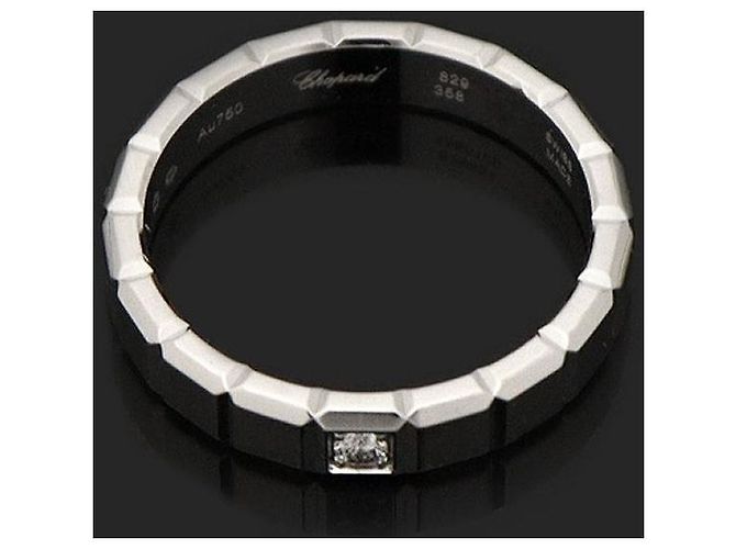 Chopard Ice Cube Ring aus Weißgold und Diamanten Größe - Ansicht 3