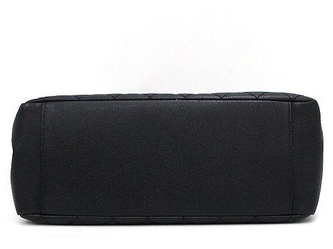 Chanel Bolso de hombro Grand Shopping Caviar Black Gold Chain Negro - vista 6