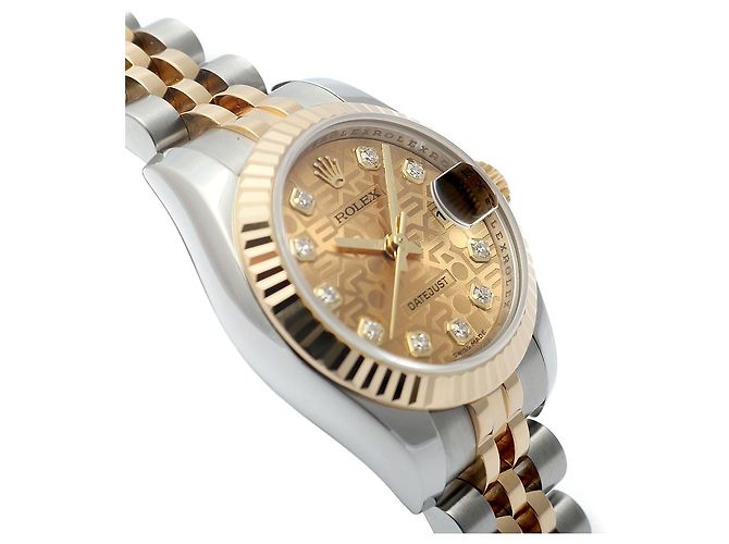 Rolex Datejust Computer Dial Original Diamond Women's Combo Watch Year Guarantee Golden - Ansicht 12