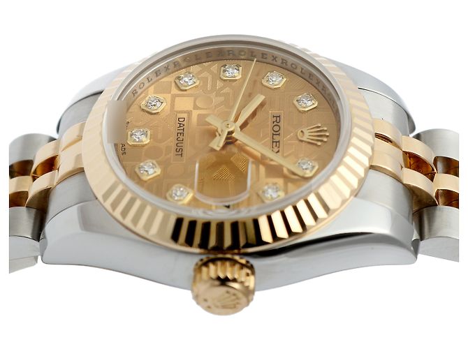 Rolex Datejust Computer Dial Original Diamond Women's Combo Watch Year Guarantee Golden - Ansicht 13