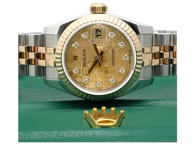 Rolex Datejust Computer Dial Original Diamond Women's Combo Watch Year Guarantee Golden - Ansicht 23