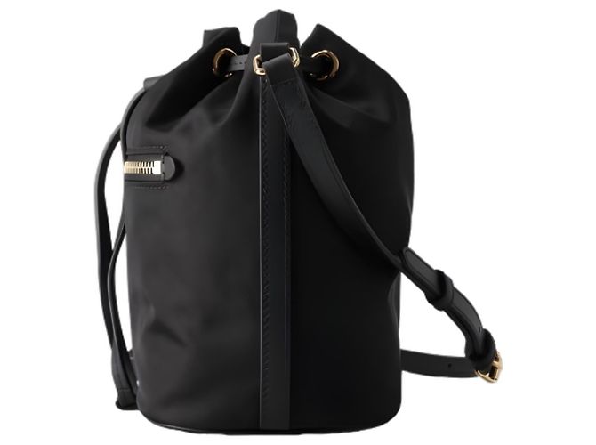 Burberry Borsa a secchiello in nylon Nero - vista 3