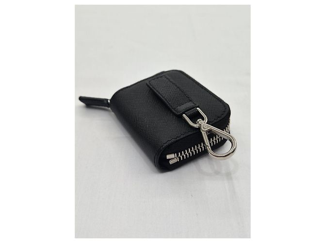 Prada Borsa a tracolla in pelle Saffiano nera Nero - vista 21