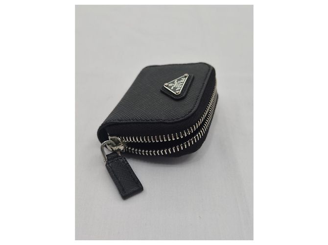 Prada Borsa a tracolla in pelle Saffiano nera Nero - vista 22