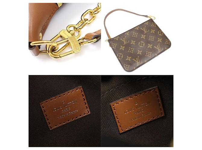 Louis Vuitton Loop Hobo Tasche Monogram Reverse Canvas Braun - Ansicht 7