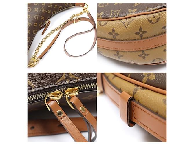 Louis Vuitton Loop Hobo Tasche Monogram Reverse Canvas Braun - Ansicht 8