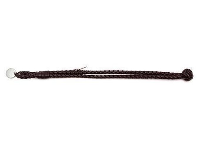 Bottega Veneta Bracciale in Napa Intrecciato Marrone - vista 6