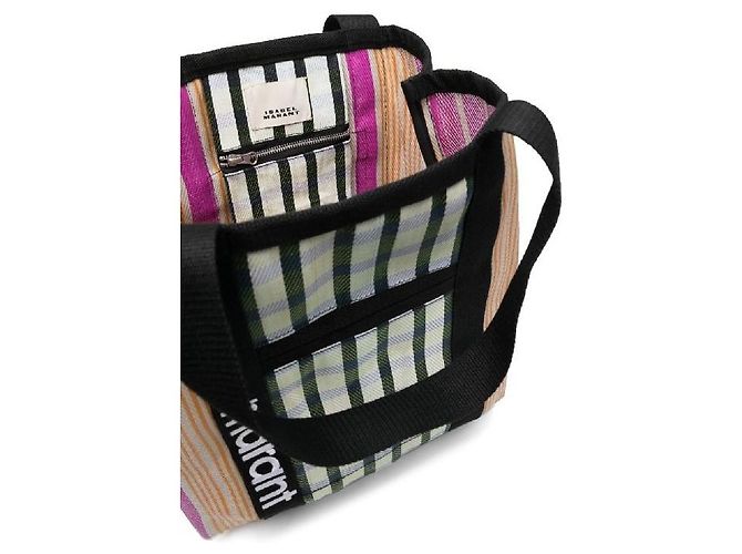 Isabel Marant Darwen Tote Bag Mehrfarbig Rot - Ansicht 7