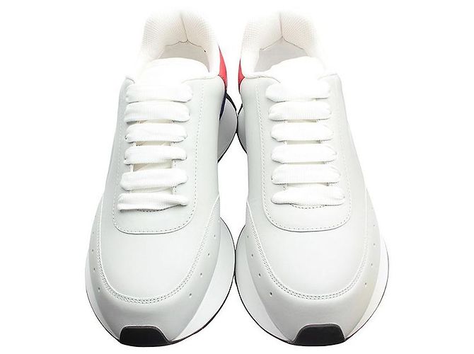 Alexander Mcqueen Sneakers con dettagli in camoscio Blu - vista 2