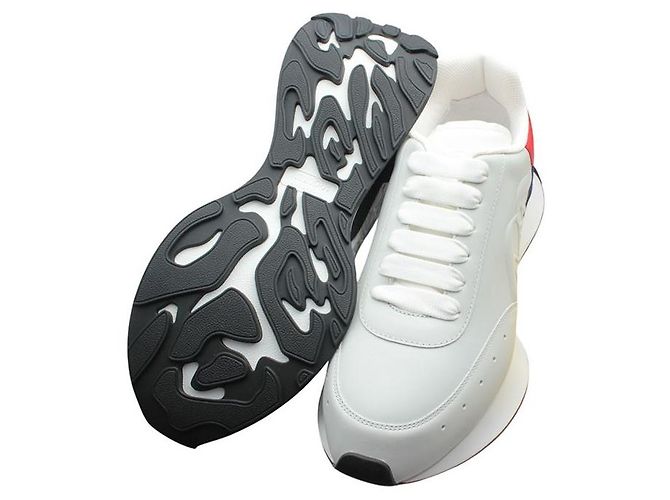 Alexander Mcqueen Sneakers con dettagli in camoscio Blu - vista 4