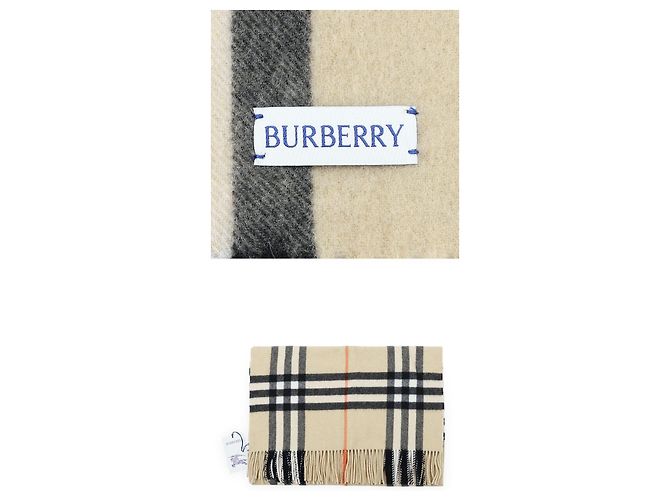 Burberry Kaschmirschal mit großem Karomuster Braun - Ansicht 5