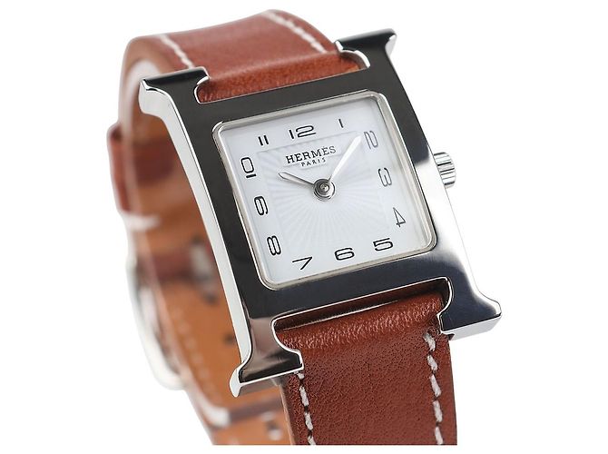 Hermès Reloj para mujer Hour Silver Small Plata - vista 2