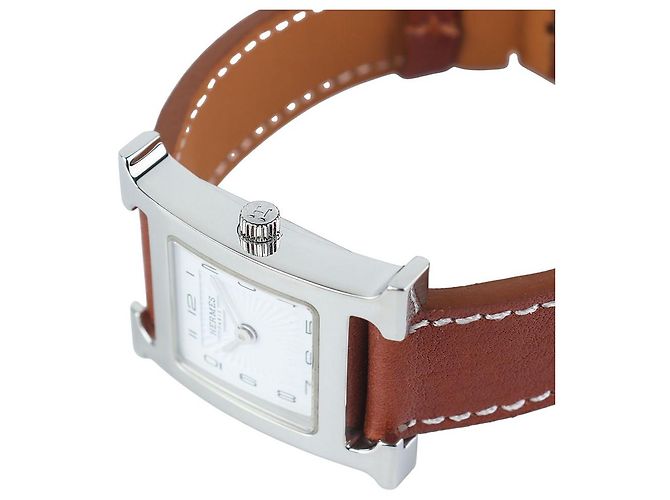 Hermès Reloj para mujer Hour Silver Small Plata - vista 3