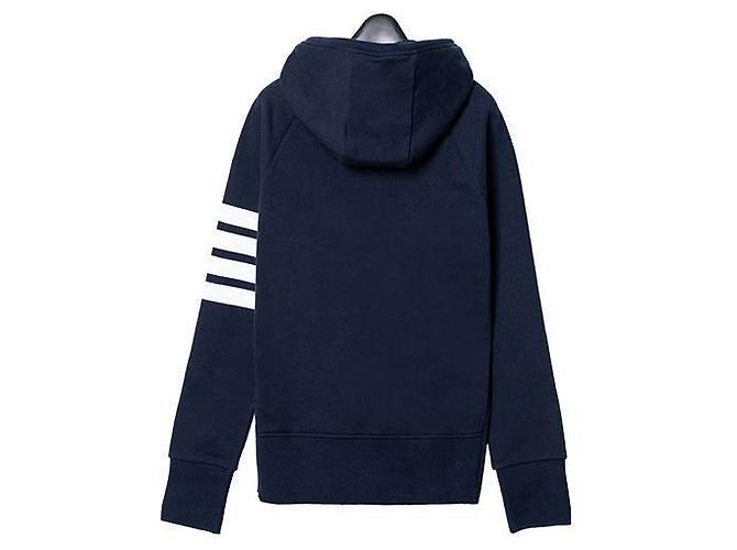 Thom Browne Veste zippée à capuche diagonale pour homme - vue 4
