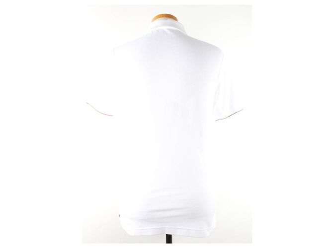 Hermès Silver Celie PK Kurzarm- Polo Weiß - Ansicht 5