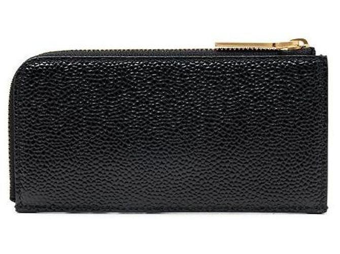 Thom Browne Half Zip Wallet Black - view 5