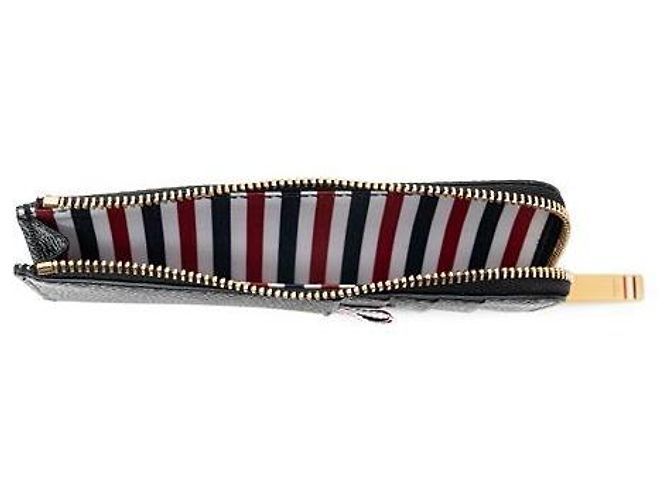 Thom Browne Half Zip Wallet Black - view 7
