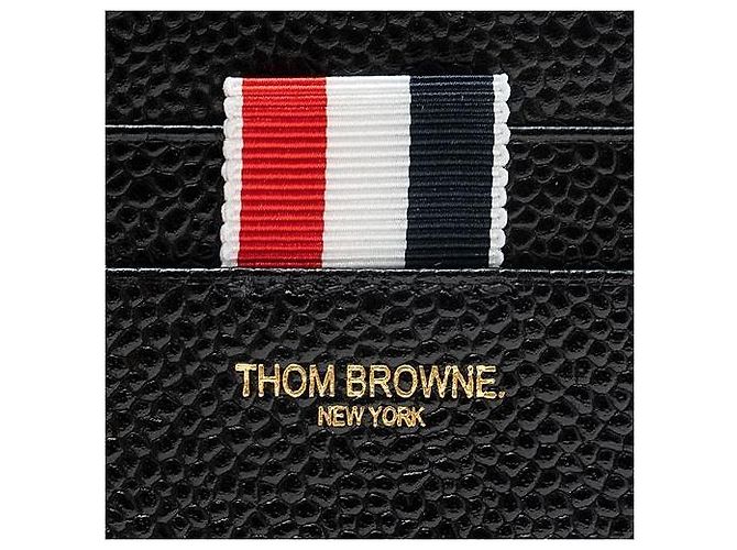 Thom Browne Half Zip Wallet Black - view 8