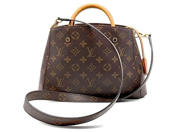 Louis Vuitton Monogram Montaigne BB Braun - Ansicht 3