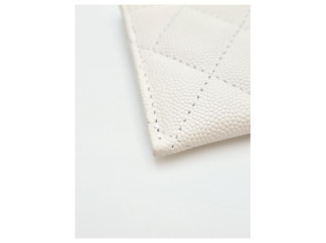 Chanel Klassischer Kartenhalter Weiß - Ansicht 11