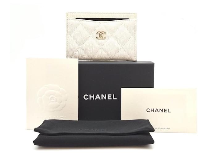Chanel Klassischer Kartenhalter Weiß - Ansicht 2