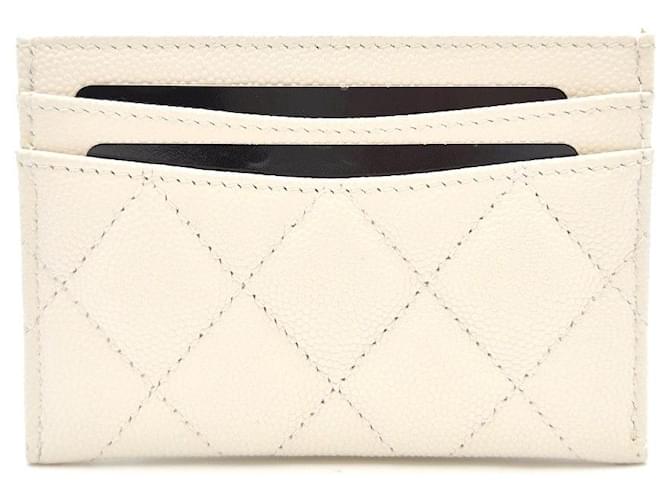 Chanel Klassischer Kartenhalter Weiß - Ansicht 6