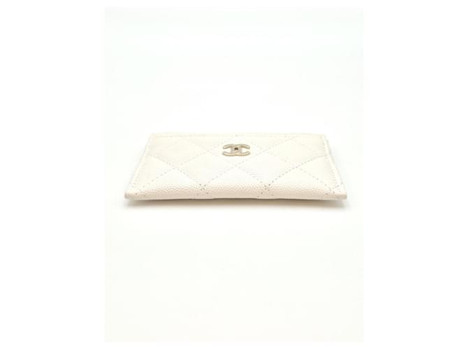 Chanel Klassischer Kartenhalter Weiß - Ansicht 7