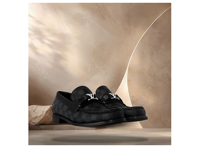 Louis Vuitton Beverly Hills Sneaker Gray Marrone - vista 2