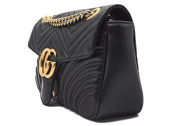 Gucci Borsa a tracolla Marmont Matelassé Nero - vista 2