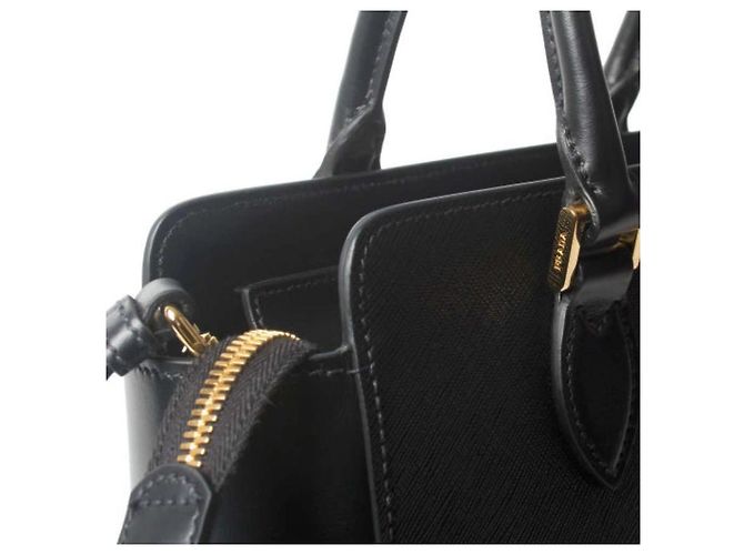 Prada Borsa Tote con manici in pelle Saffiano Nero - vista 10