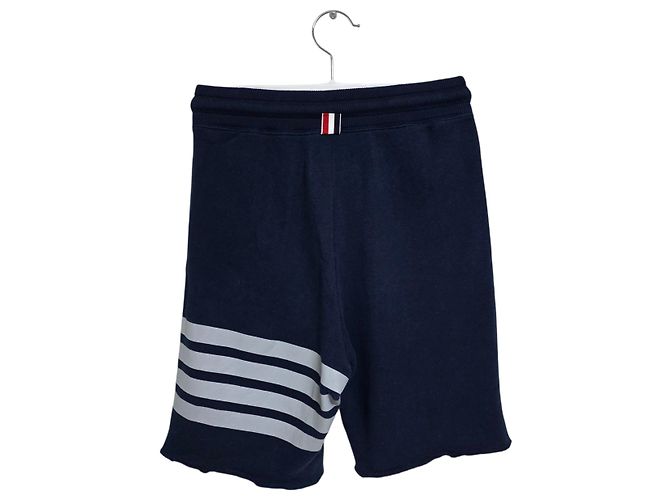 Thom Browne Pantaloncini da allenamento Blu - vista 2