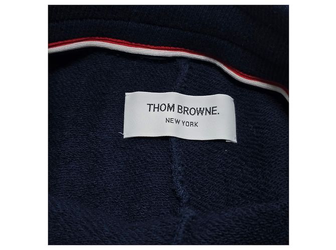 Thom Browne Pantaloncini da allenamento Blu - vista 5
